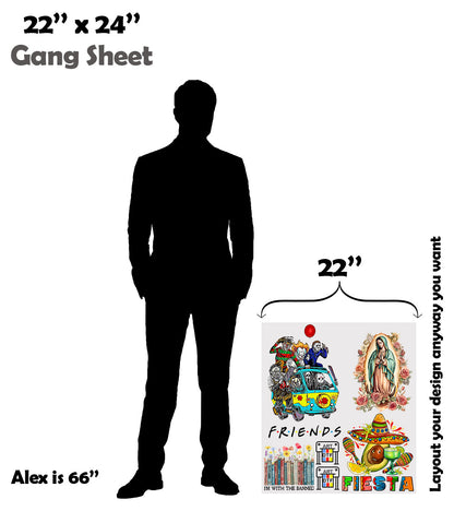 Upload Premade UV DTF Stickers - Gang Sheet