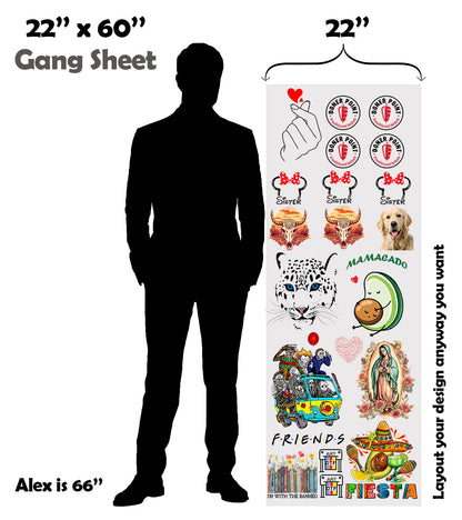 Upload Premade UV DTF Stickers - Gang Sheet