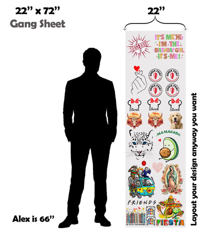 Upload Premade UV DTF Stickers - Gang Sheet