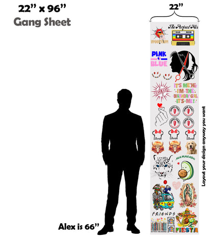 Upload Premade UV DTF Stickers - Gang Sheet