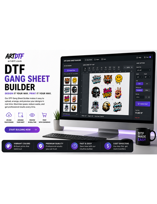 Build DTF Gang Sheet