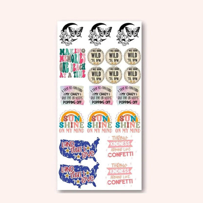 Upload Premade UV DTF Stickers - Gang Sheet
